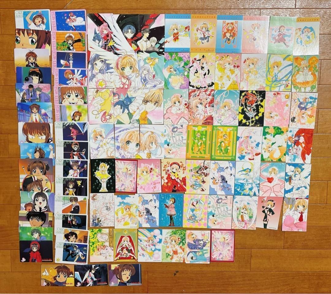 Cardcaptor Sakura Trading Cards 91 Pcs PP & Original Set Used No Blemishes