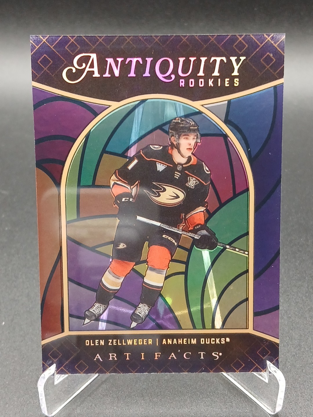 Olen Zellweger Antiquity Rookies RC 24-25 Artifacts - NHL Anaheim Ducks