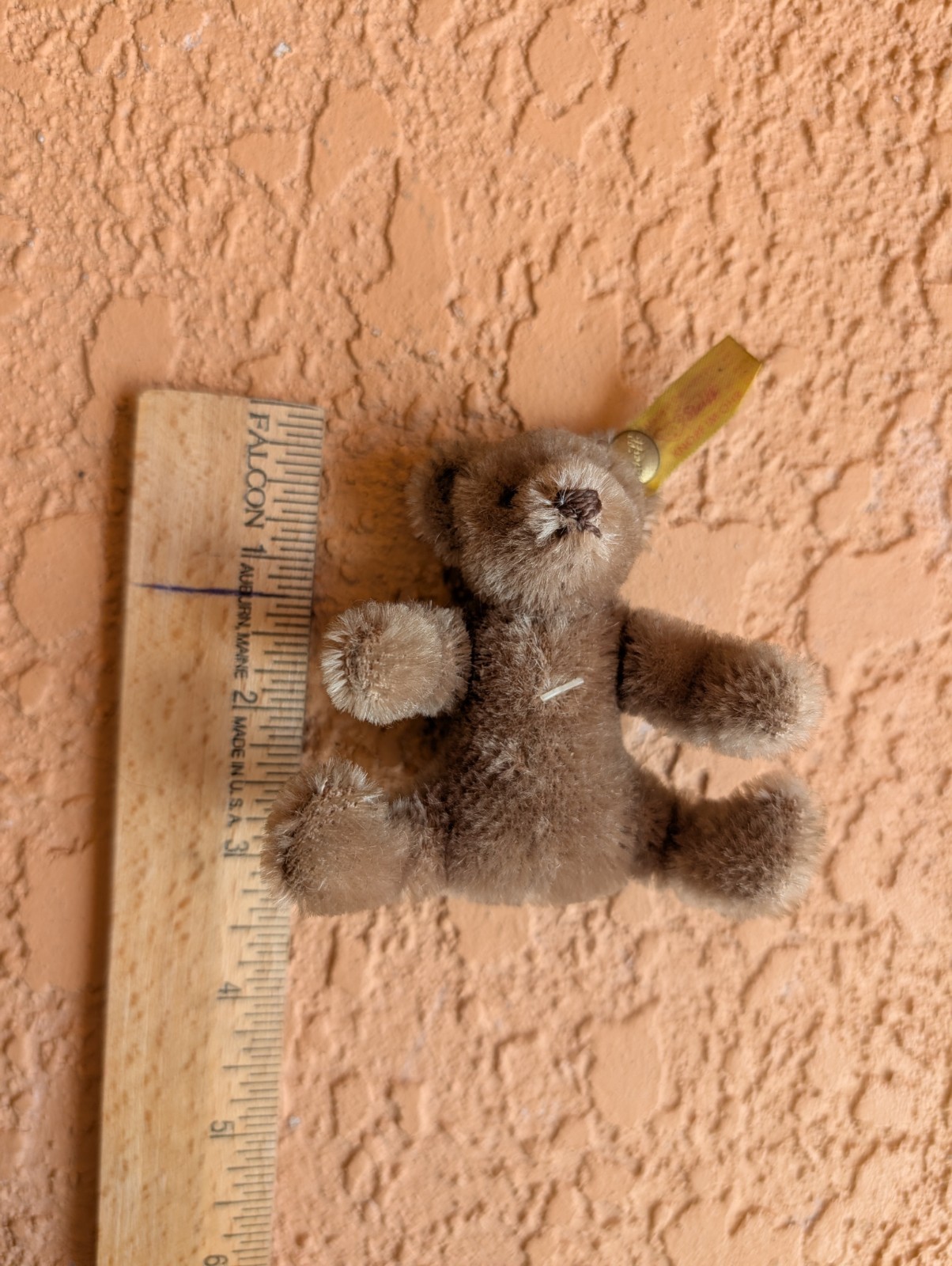 Vintage 1970's Steiff Mini Teddy Bear Caramel #0202/11 - Germany