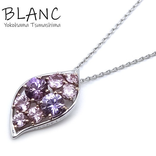 Tasaki Sapphire 1.65ct Necklace K18 Yellow Gold K18 White Gold 41cm TASAKI Tahas