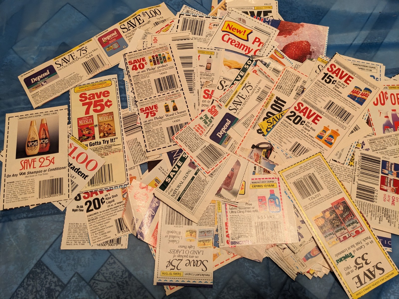 Assorted Coupons 1994 Mostly