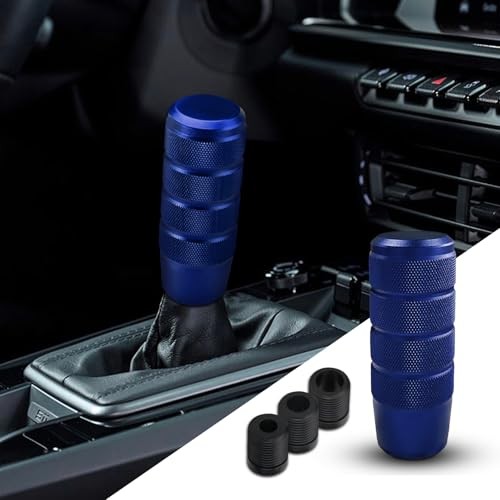 95mm/3.74" Car Shifter Knob, Aluminum Weighted Automotive Gear Shift Blue