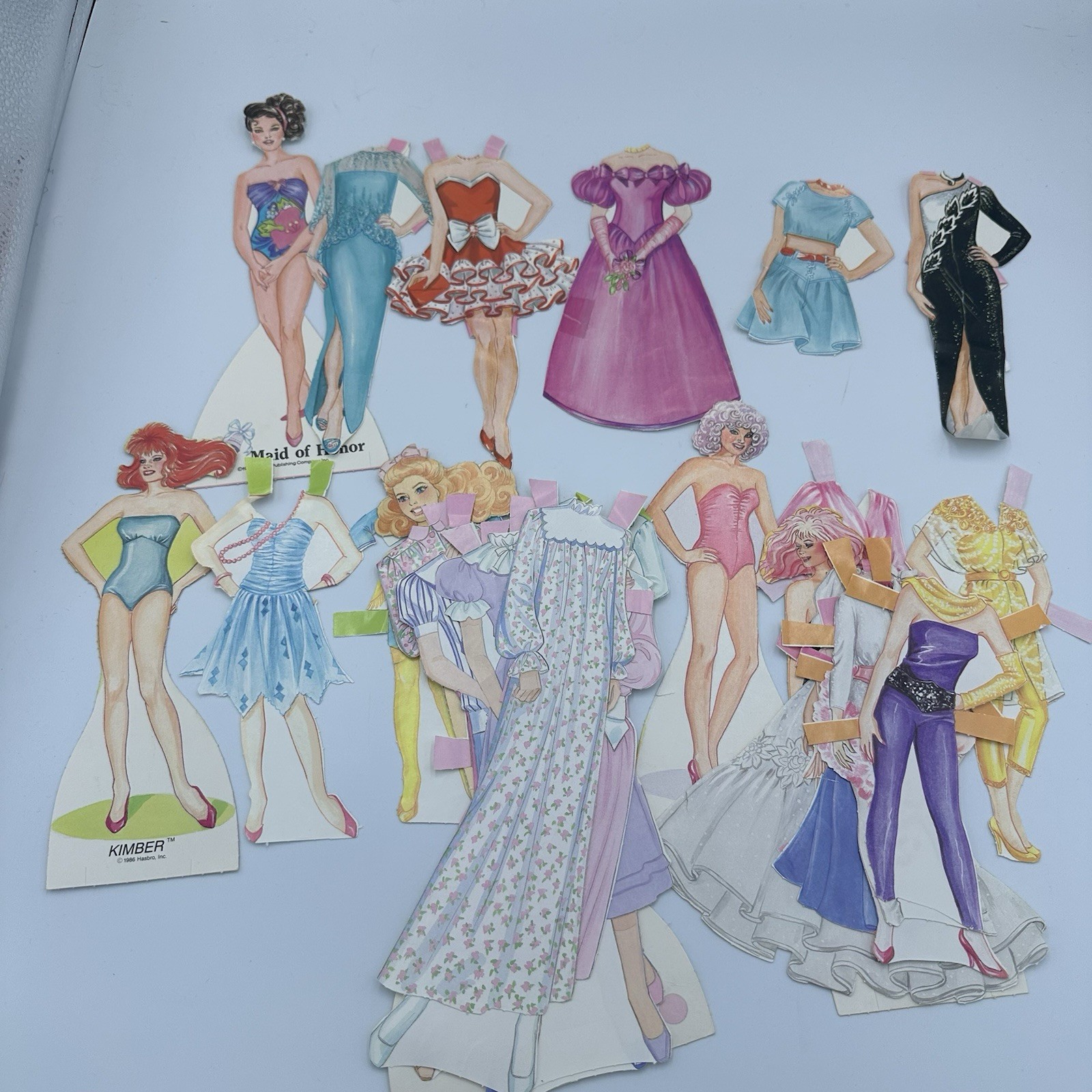 1980s Paper Dolls ~ Jem, Kimber, Shana & More Vintage ~ Read~ Hasbro, Mattel