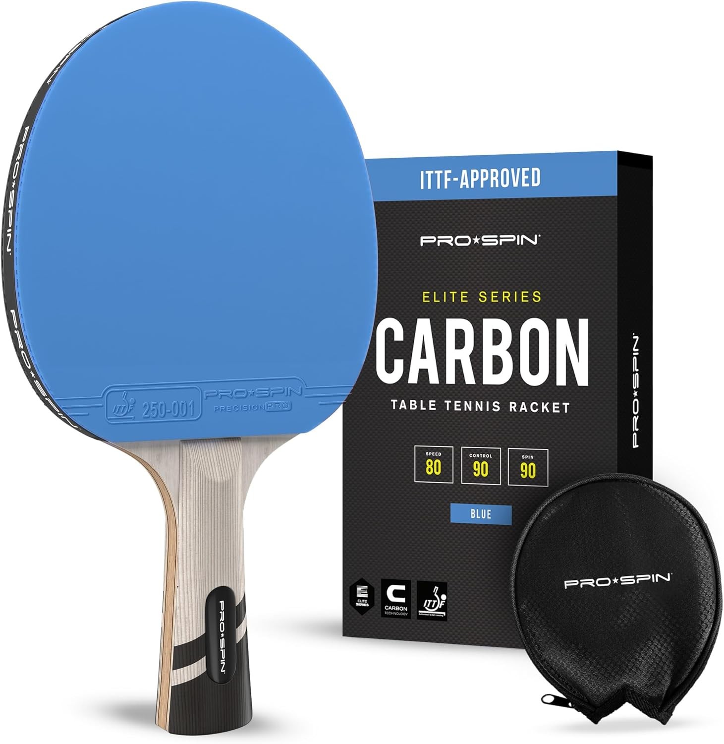 Ping Pong Paddles – ITTF Approved Professional Table Tennis Rackets with Carbon