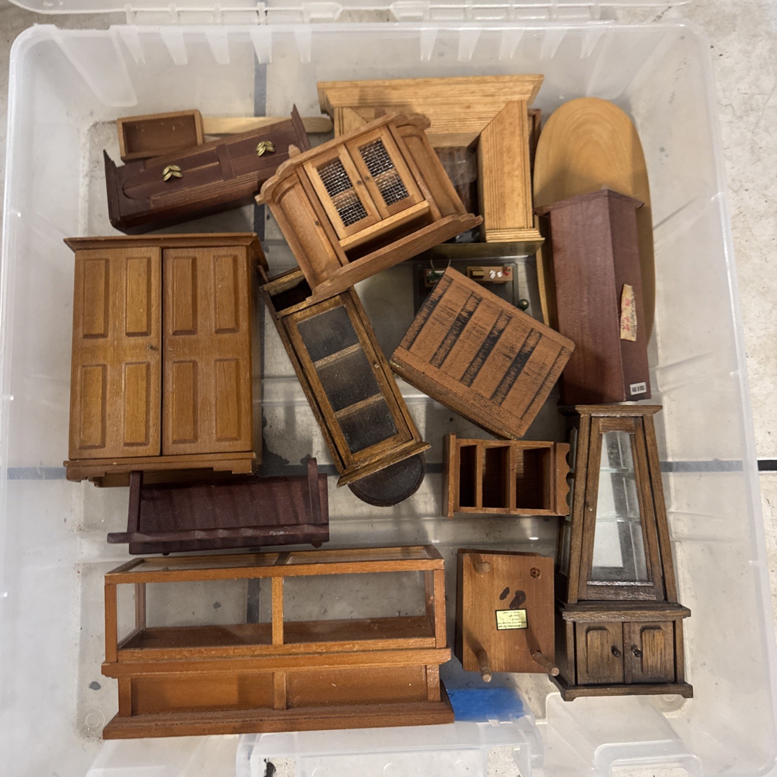 Vintage Lot of MCM Doll House Furniture Wood REEVESLINE SHACKMAN & MORE