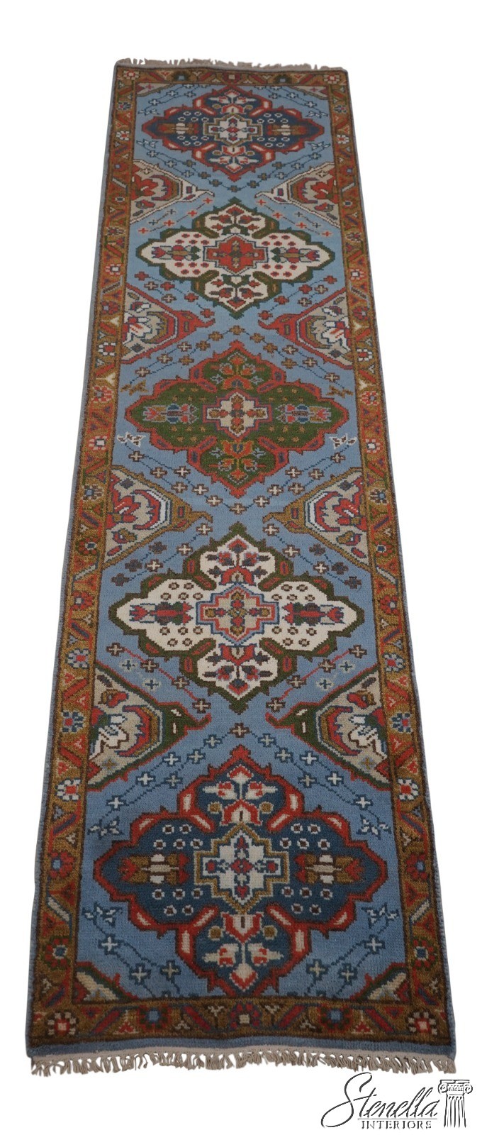 LF71832: Hand Woven Approx. 2.5’ x 10’ Wool Oriental Runner Rug