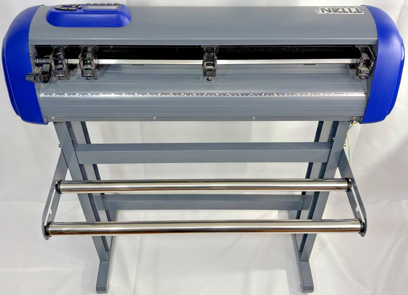 US Cutter TITAN 3 28” Vinyl Cutter Plotter w/ Stand + Catch Basket Rollers