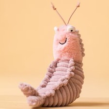 Sheldon Shrimp Seafood Jelly Soft Plush Toy Cute Doll Gift NWT & Dust Bag