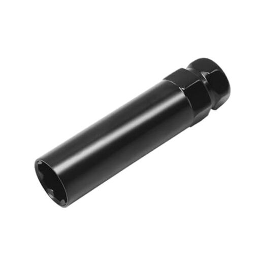  6 Point Spline Lug Nuts Key Tuner Socket Tool, Automotive Wheel Lock Black