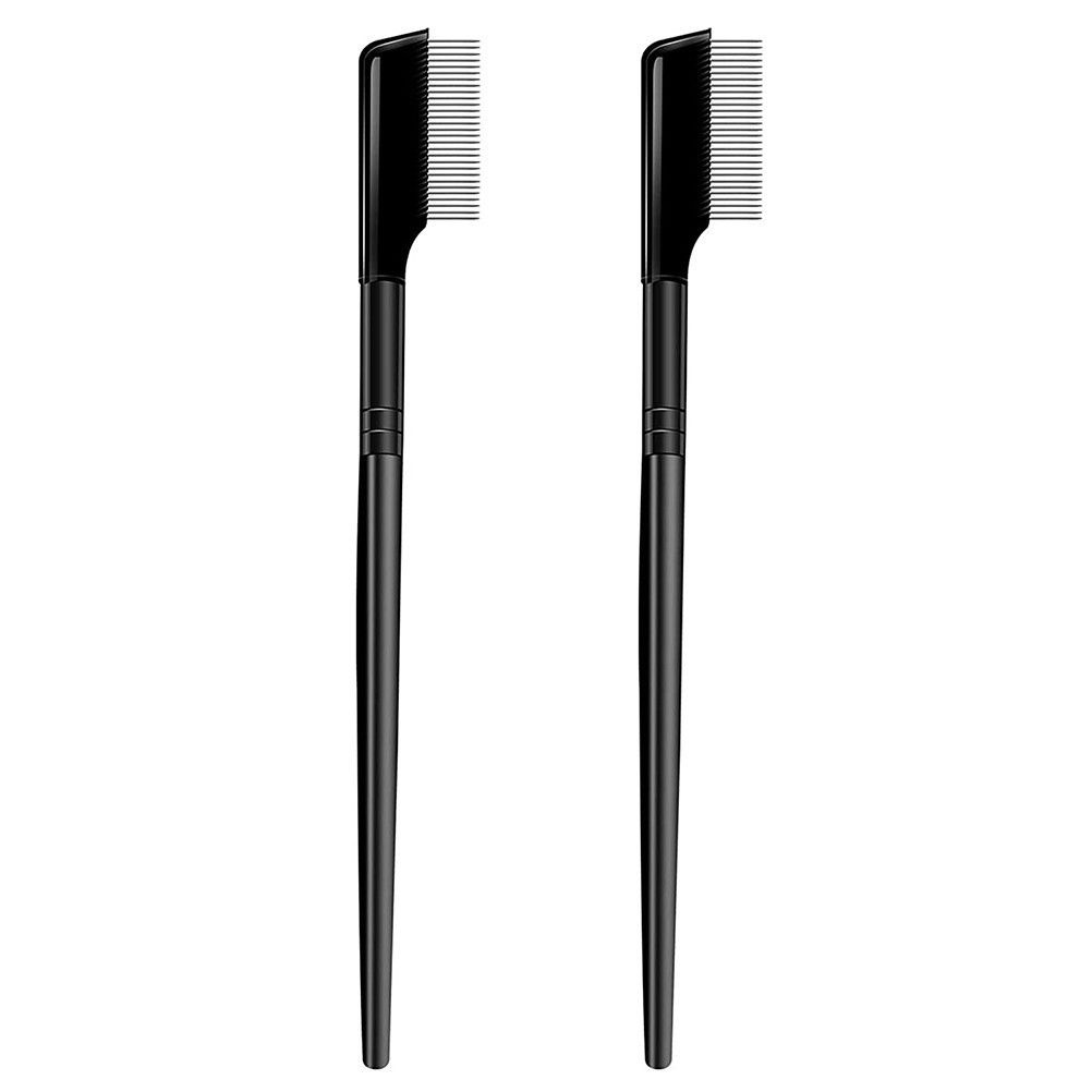 2PCS Makeup Mascara Applicator Eyelash Shaping Comb Eyelashes Separator Curler