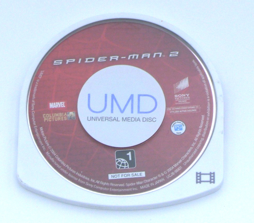 Spider-Man 2 (UMD, 2005, Universal Media Disc) PSP, Loose, Tested & Working