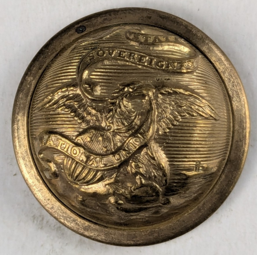 Early - Illinois State Seal Officer Uniform Button - M2E