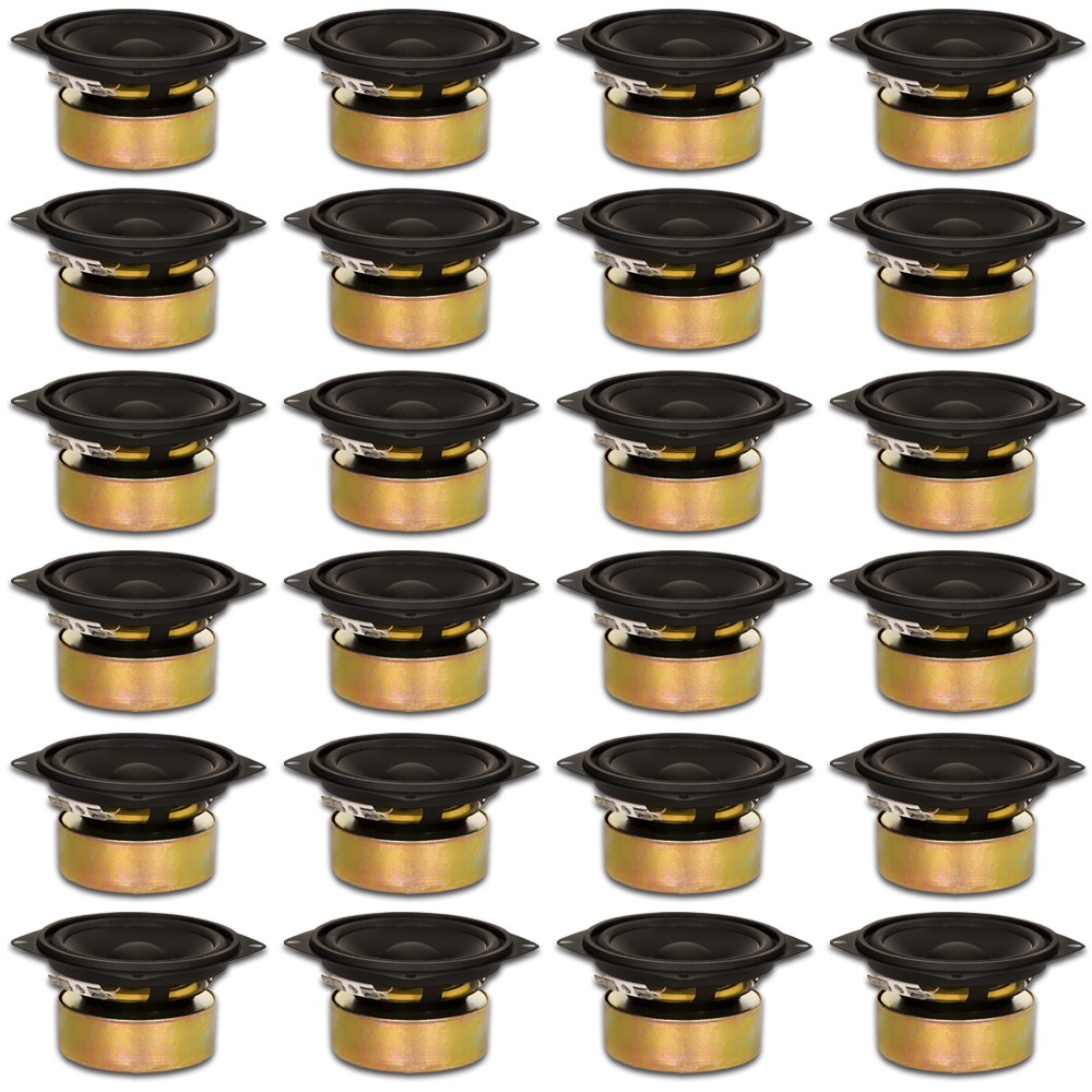 24 Goldwood Sound GW-204/8S Shielded 4" Woofers 70 Watts each 8ohm Speakers