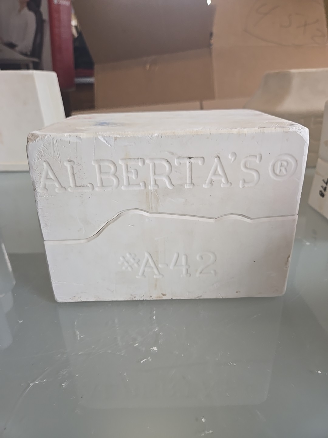 Vintage 1975 Alberta’s Ceramic Casting Mold Elf Gnome Climbing Ladder #A-42