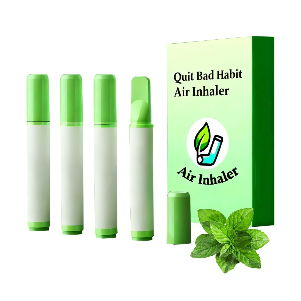 Natural Smokeless Inhaler with Extracts of Mint for Pure Breath Free Rosewood 
