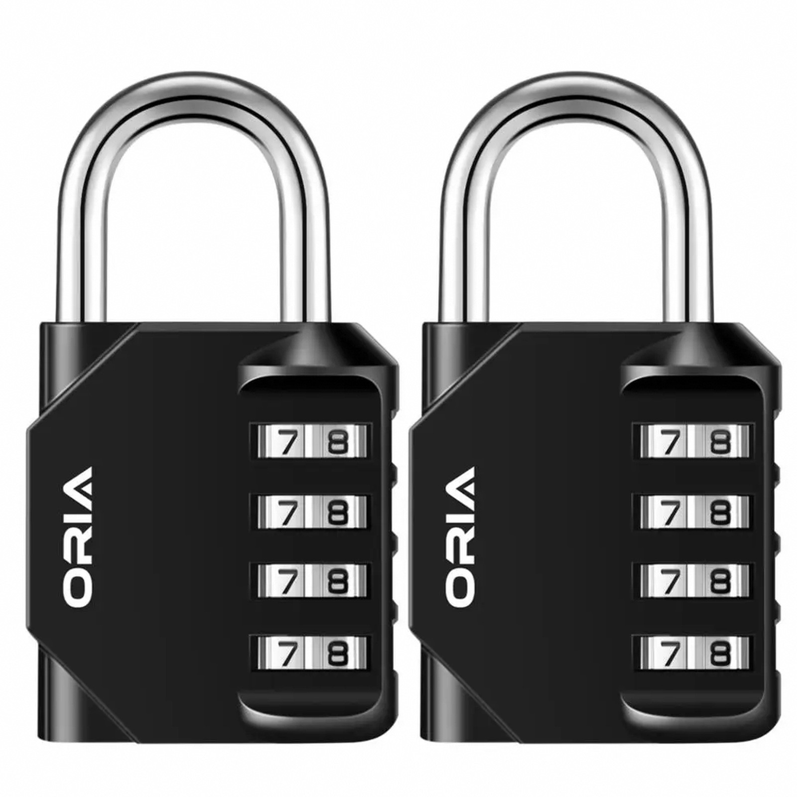 Combination Padlock 2PCS 4 Digit Waterproof Outdoor Lock For Door Suitcase