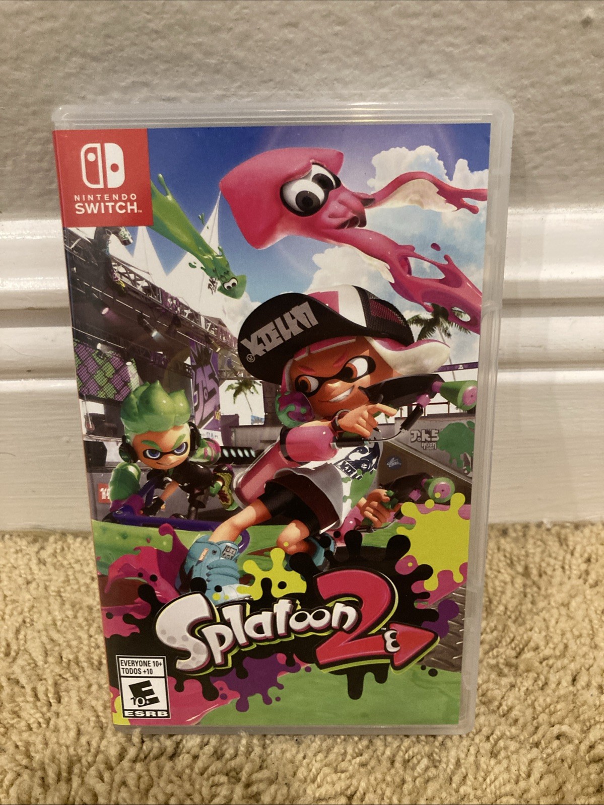 Nintendo Switch Splatoon 2 Replacement CASE ONLY NO GAME!