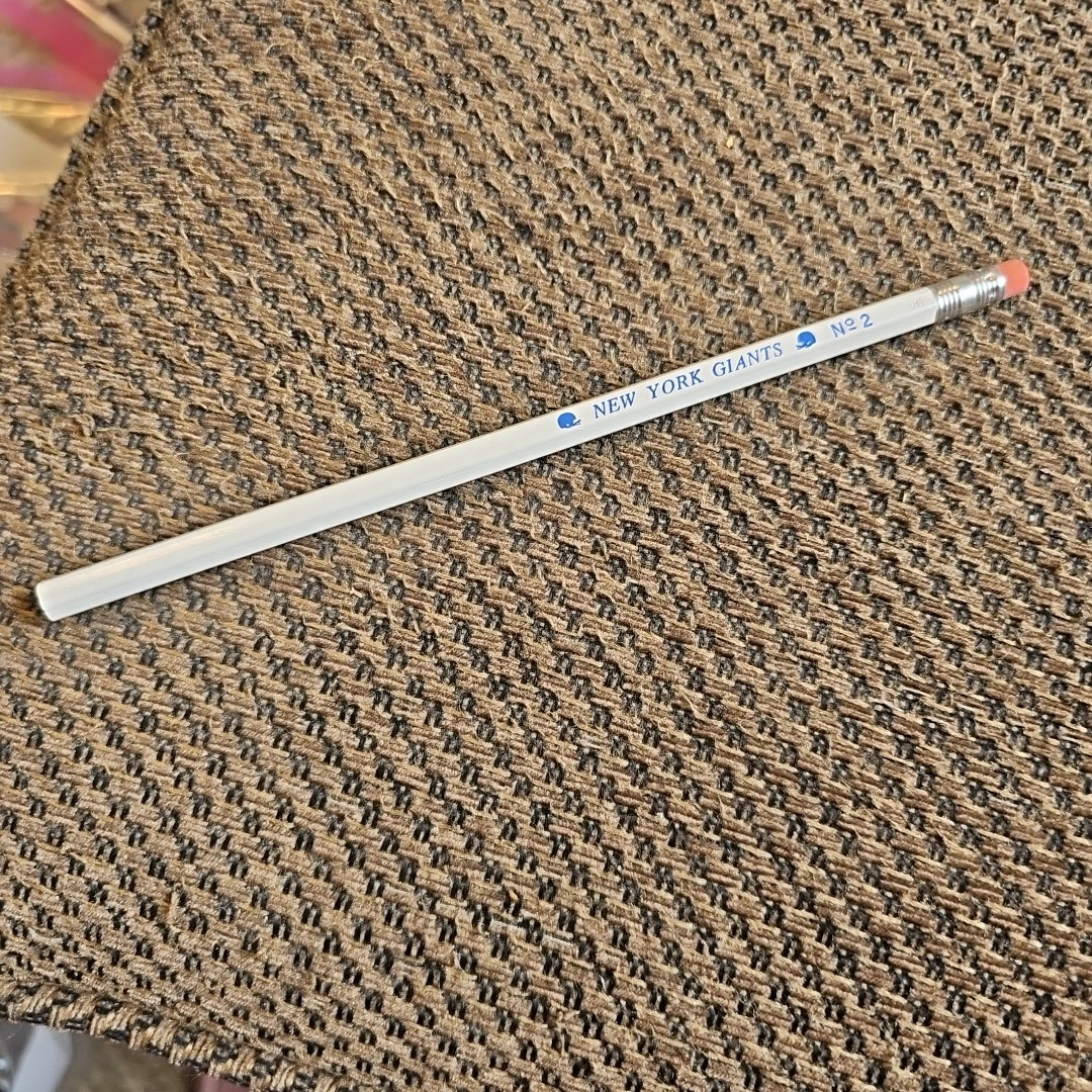 Vintage 1970s New York GiantsNFL Football Pencil 