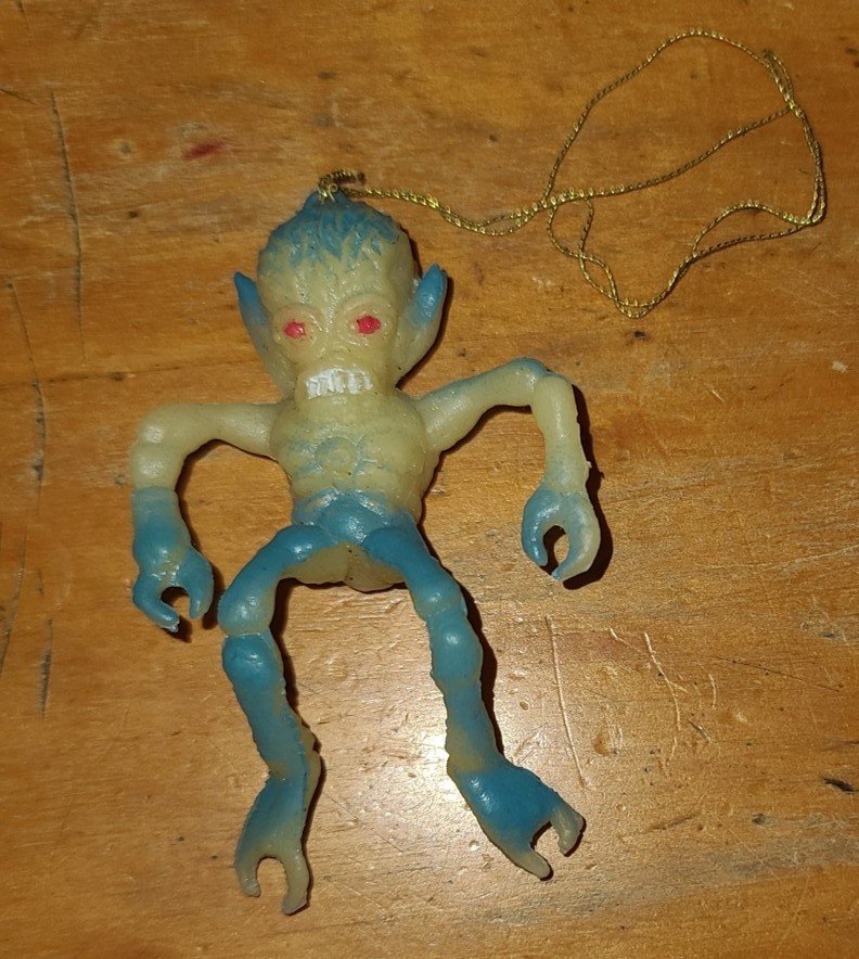 Vintage Rubber Monster Jiggler Mini Mumzey Saucer Man Orbitron Outer Space Men