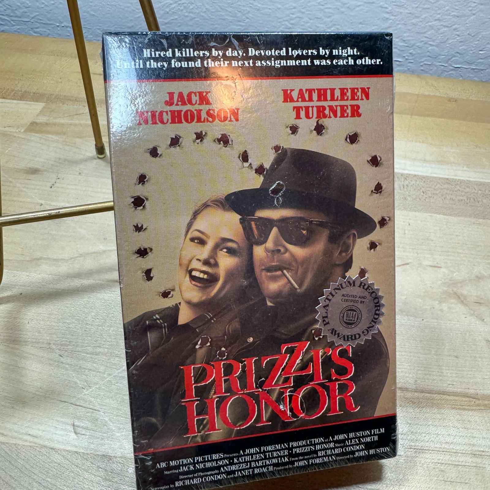 Prizzis Honor Betamax New Sealed 1986 Jack Nicholson Kathleen Turner Betamax