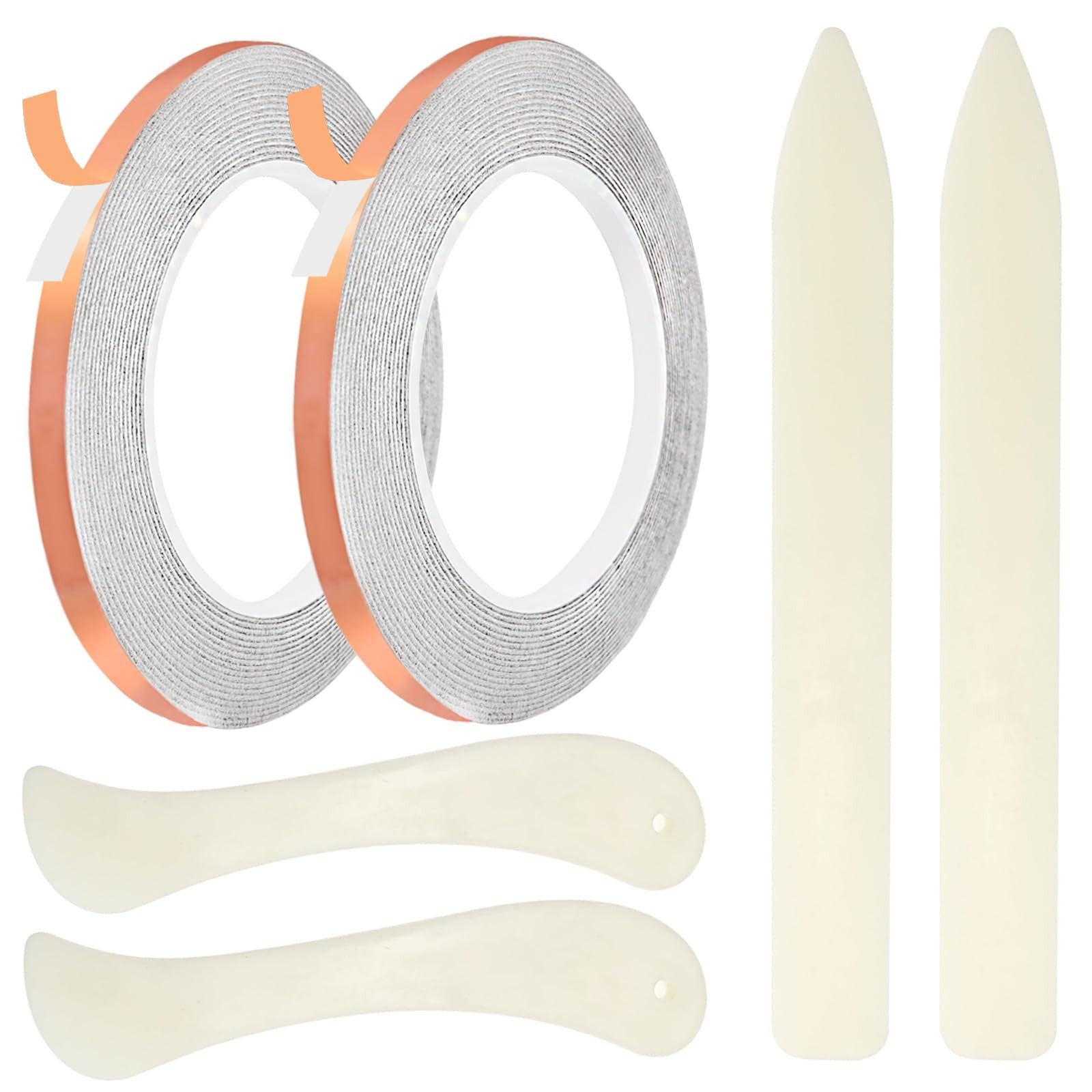 AONUOAO 7/32" Copper Back Foil Tape for Stained 7/32", inch 