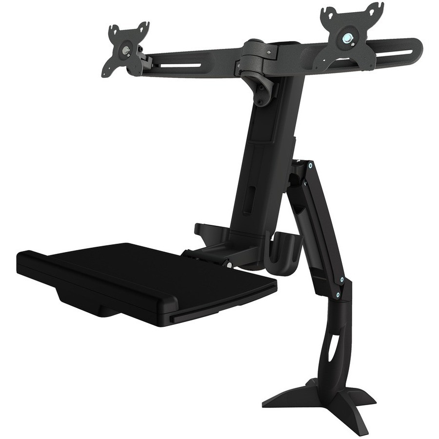 Amer AMR2ACWS Clamp Mount for 24" Flat Panel Display, Keyboard, Scanner, Mouse