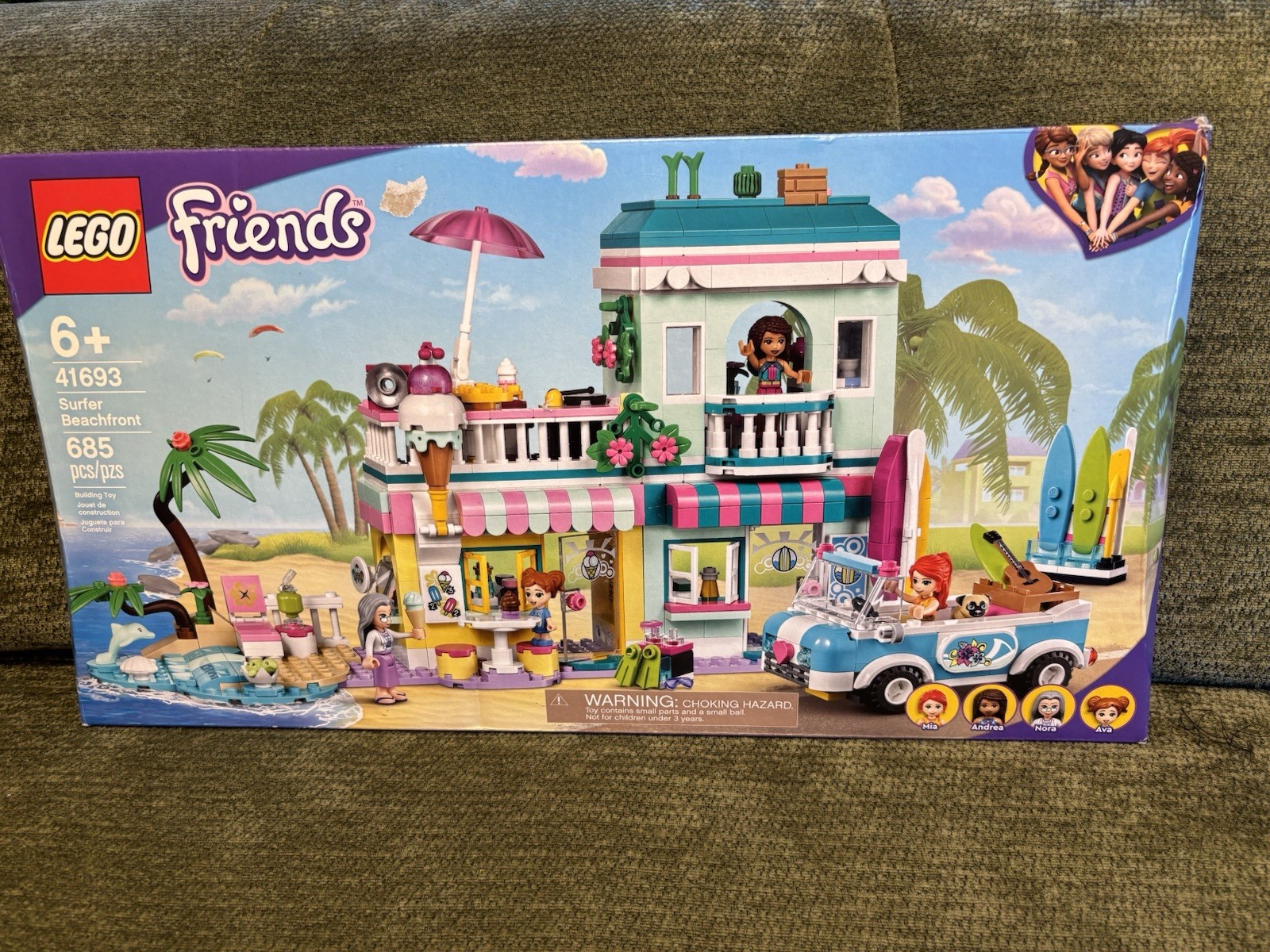 Lego Friends ~ Surfer Beachfront/New Open Box
