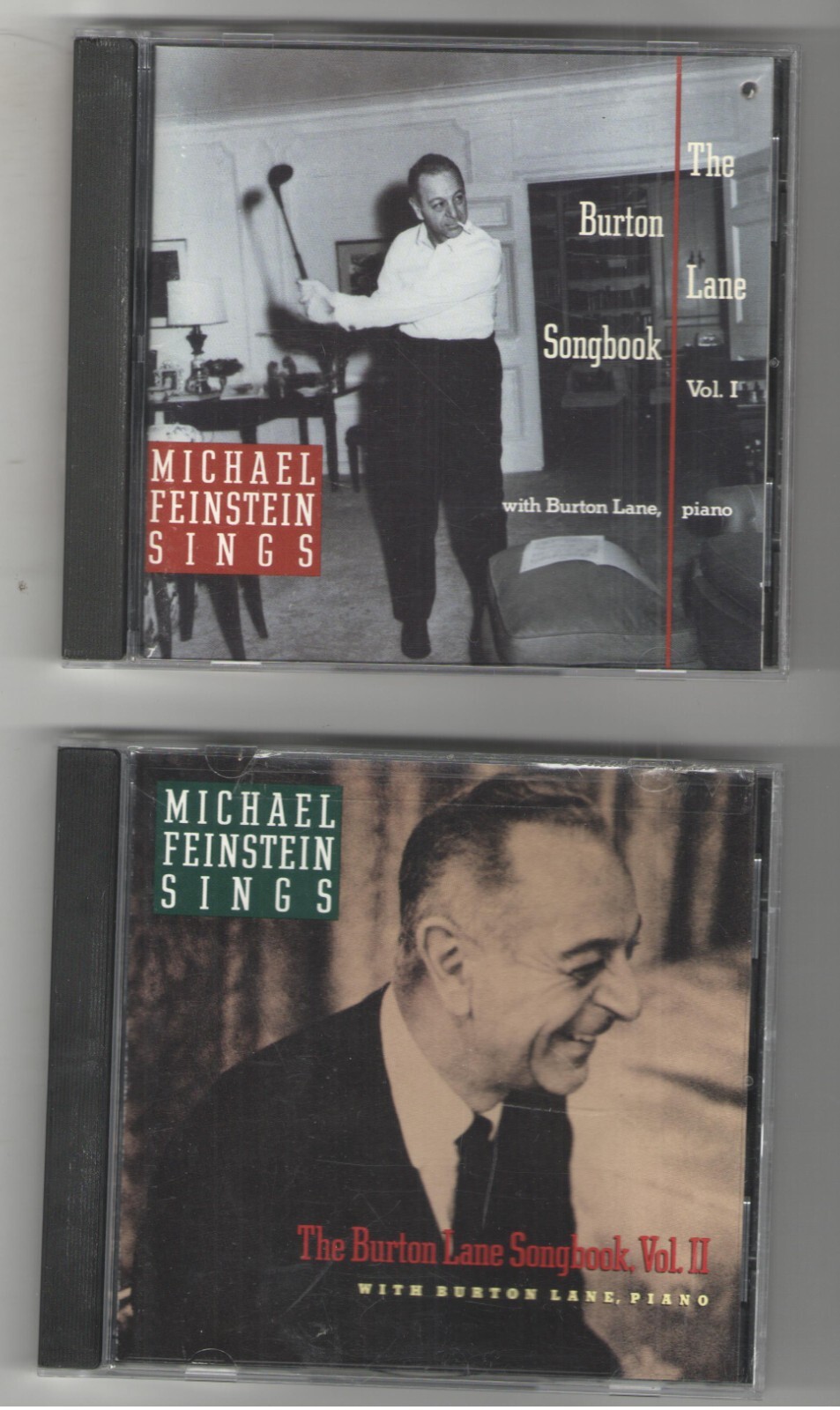 2 CD Michael FEINSTEIN Sings The BURTON LANE ( plays piano ) Songbook Vol. 1 + 2