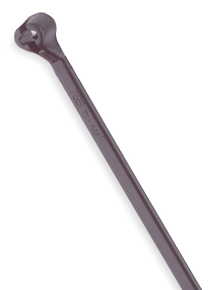 100 Pack Black Nylon Cable Ties 4 Inch 18 lb UL Rated Weather Resistant