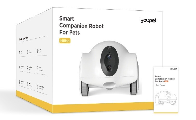 Youpet Dog Camera, 15 Days Long Standby, Treat dispenser Camera, 1080P.