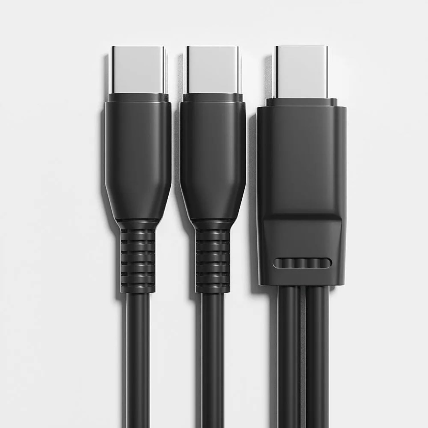 New 3FT USB-C Splitter Cable 2-in-1 Dual Charging Fast Shipping