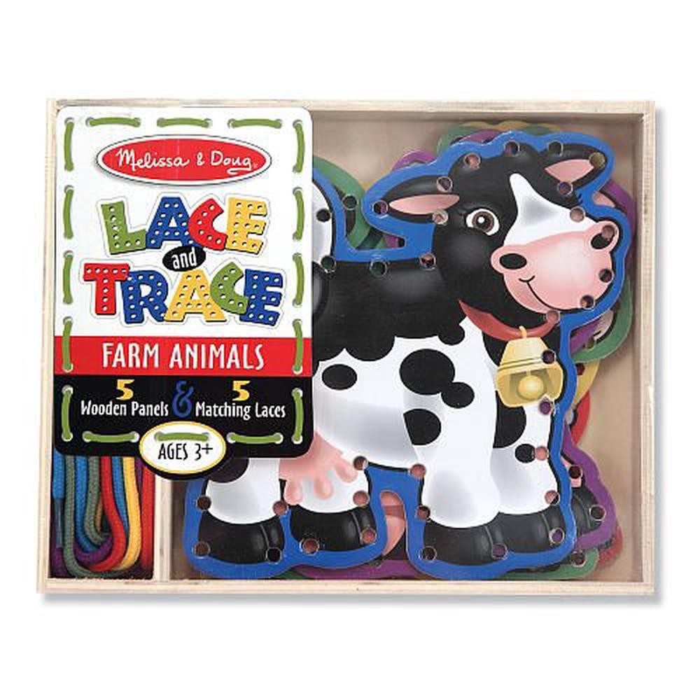 Farm Animals Lace and Trace Panels - Melissa & Doug