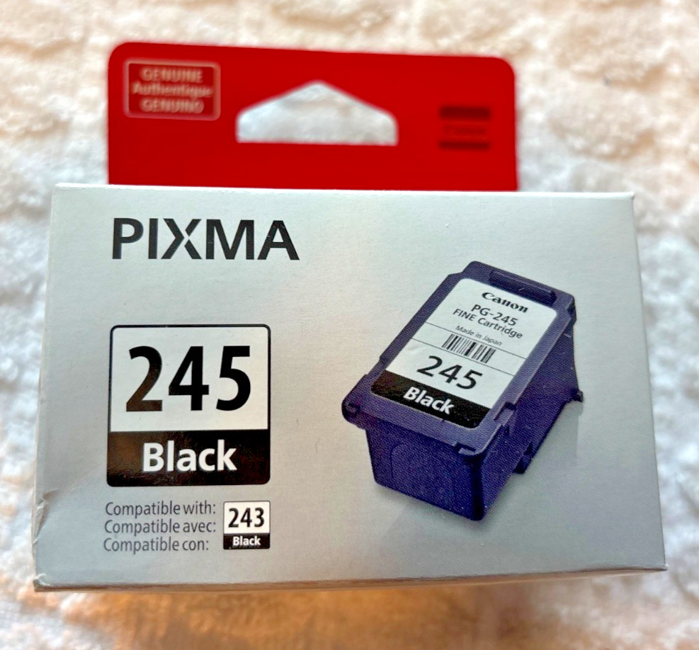Canon Pixma #245 Black Ink Cartridge Brand New Sealed