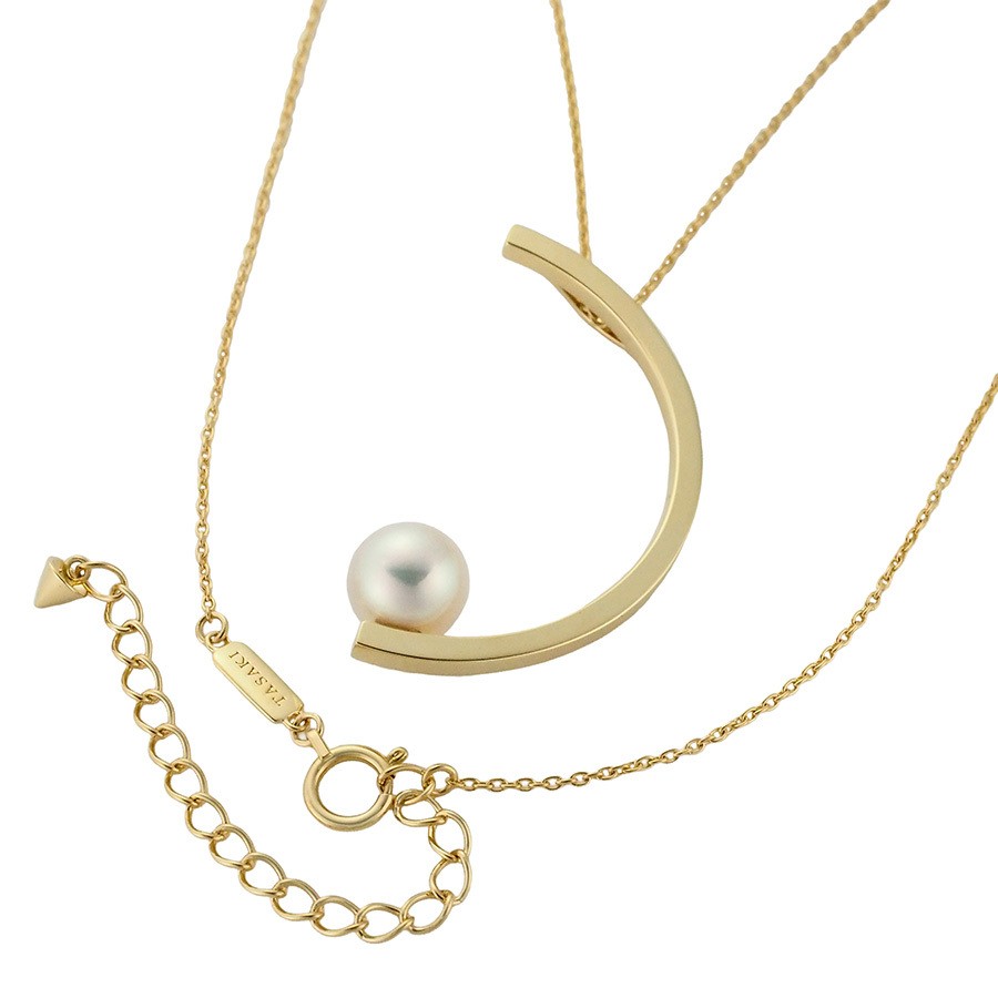 TASAKI Akoya Pearl Kinetic Necklace K18YG