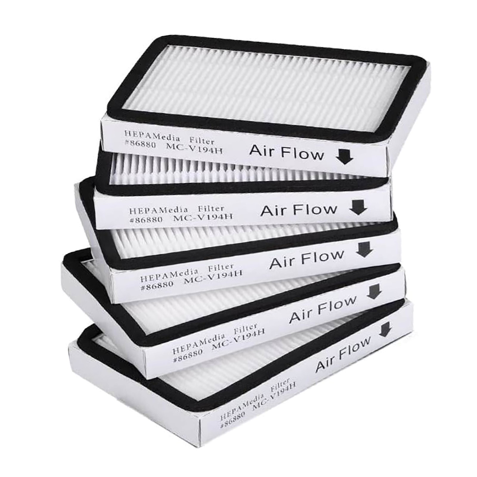 5 * For Kenmore EF-2 86880 Exhaust Vacuum HEPA Media Filters Replacement