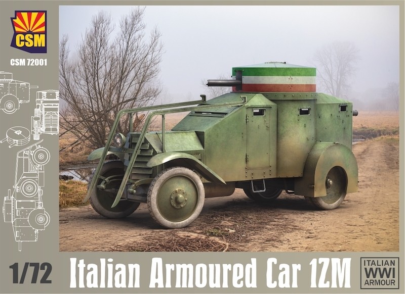 1/72 CSM Italy 1ZM Armored Car No. 72001