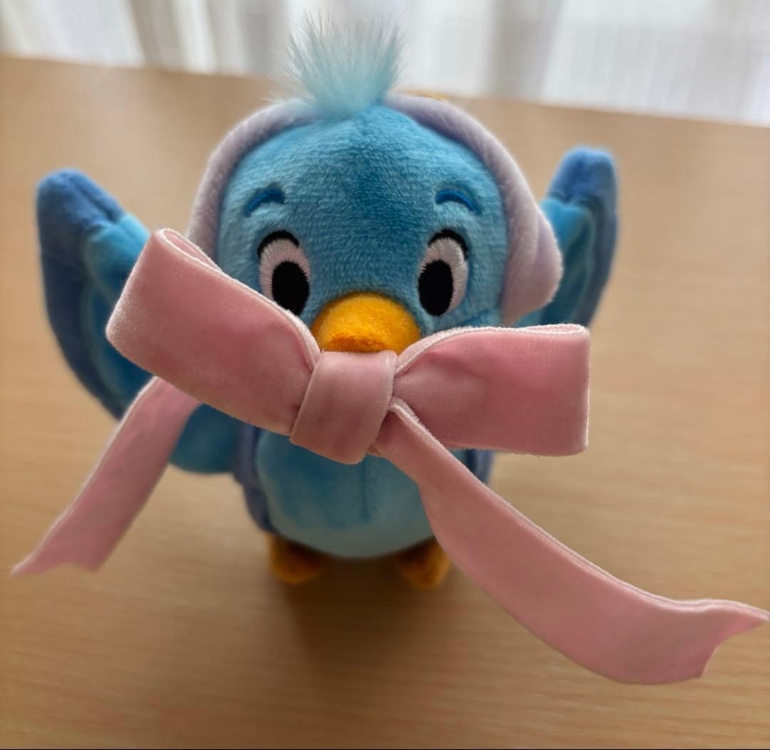Cinderella Blue Bird Key Chain