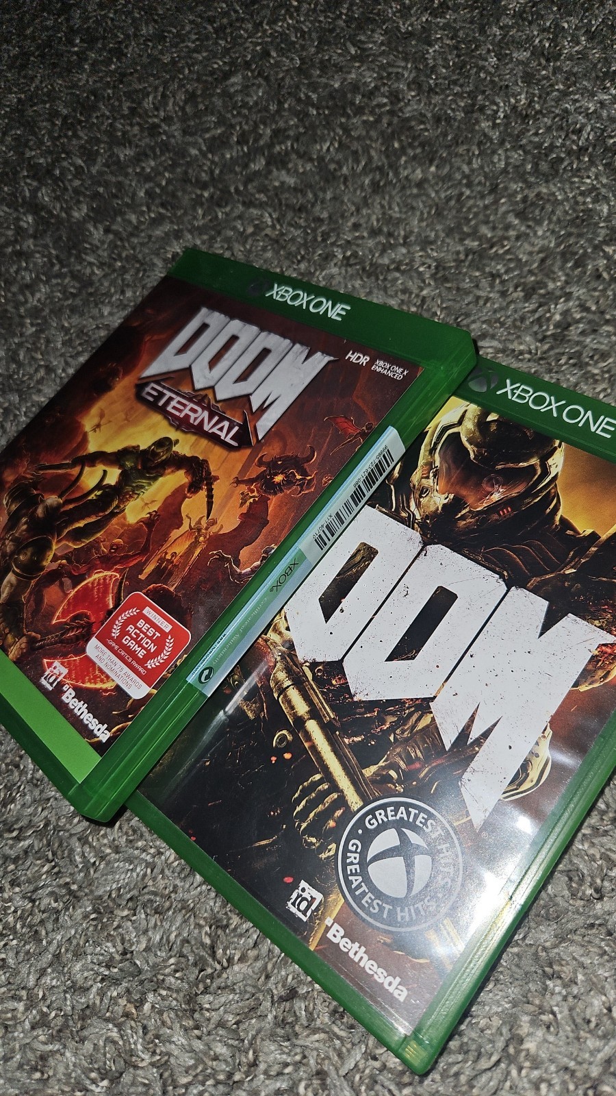 DOOM Eternal XBOX ONE - BRAND NEW FACTORY SEALED - Plus DOOM 2016 CIB Bundle