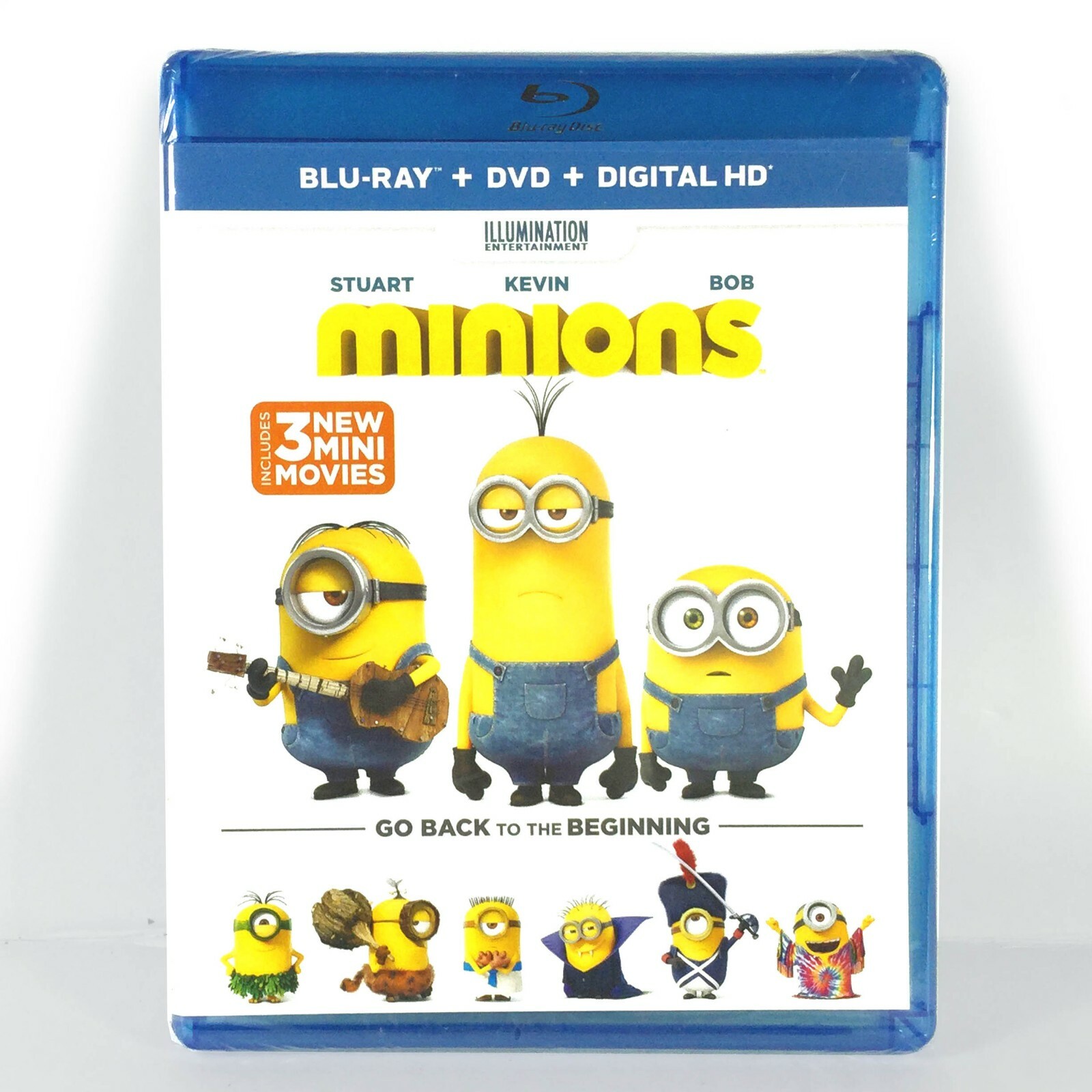 Minions (Blu-ray/ DVD, 2014, Inc. Digital Copy) Brand New !    Sandra Bullock