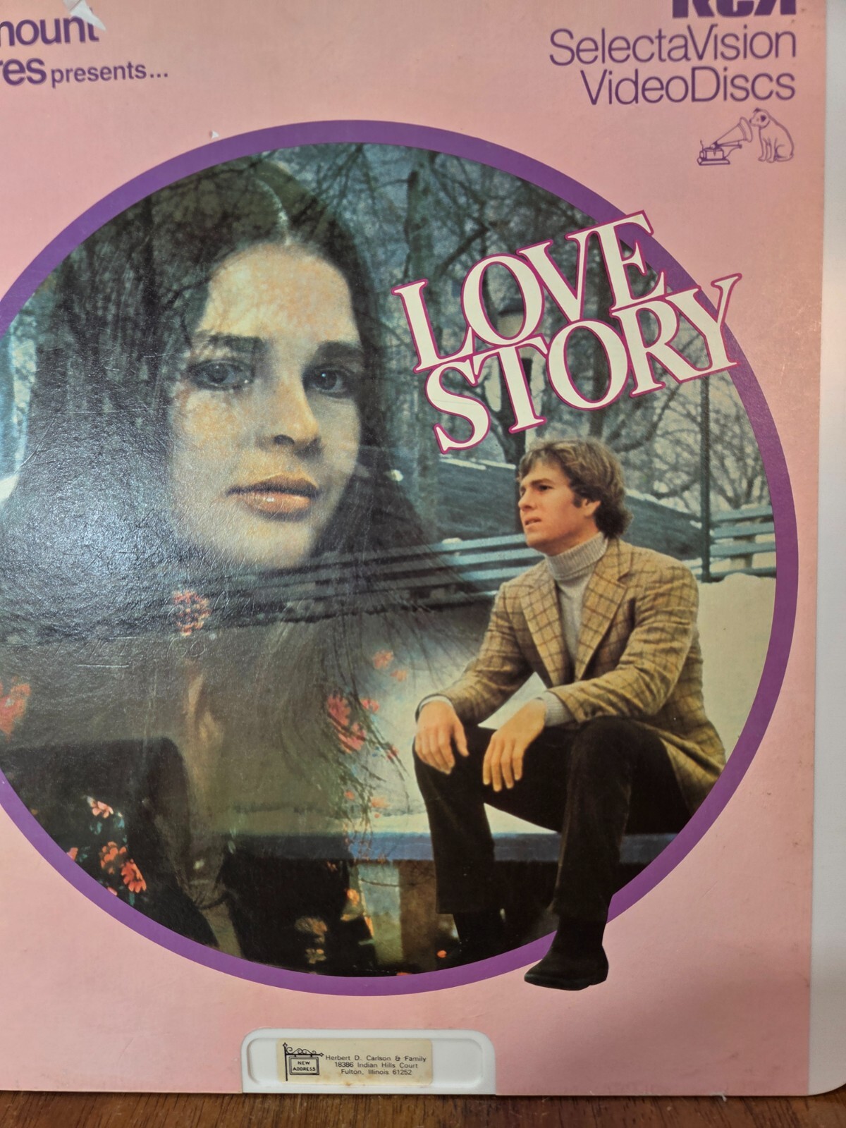 Love Story - CED Selectavision Videodisc movie  1970 - Vintage