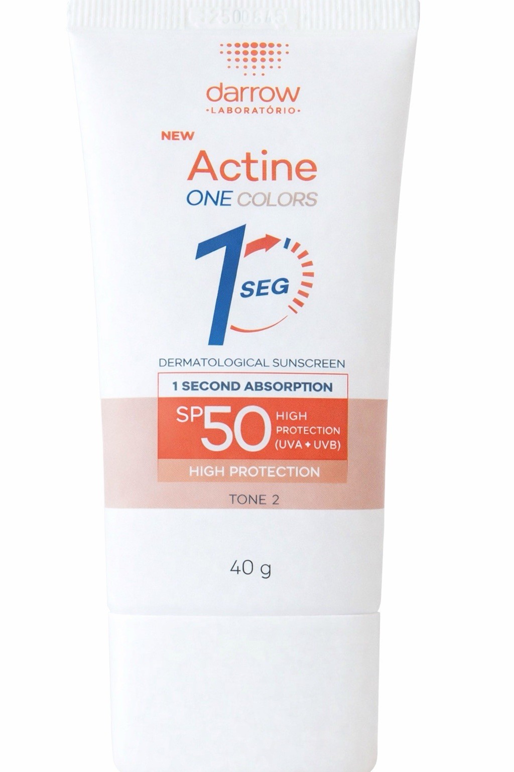Actine One Colors SPF 50 Tinted Sunscreen Tone 2 40g | Oil Control Face Sun Care