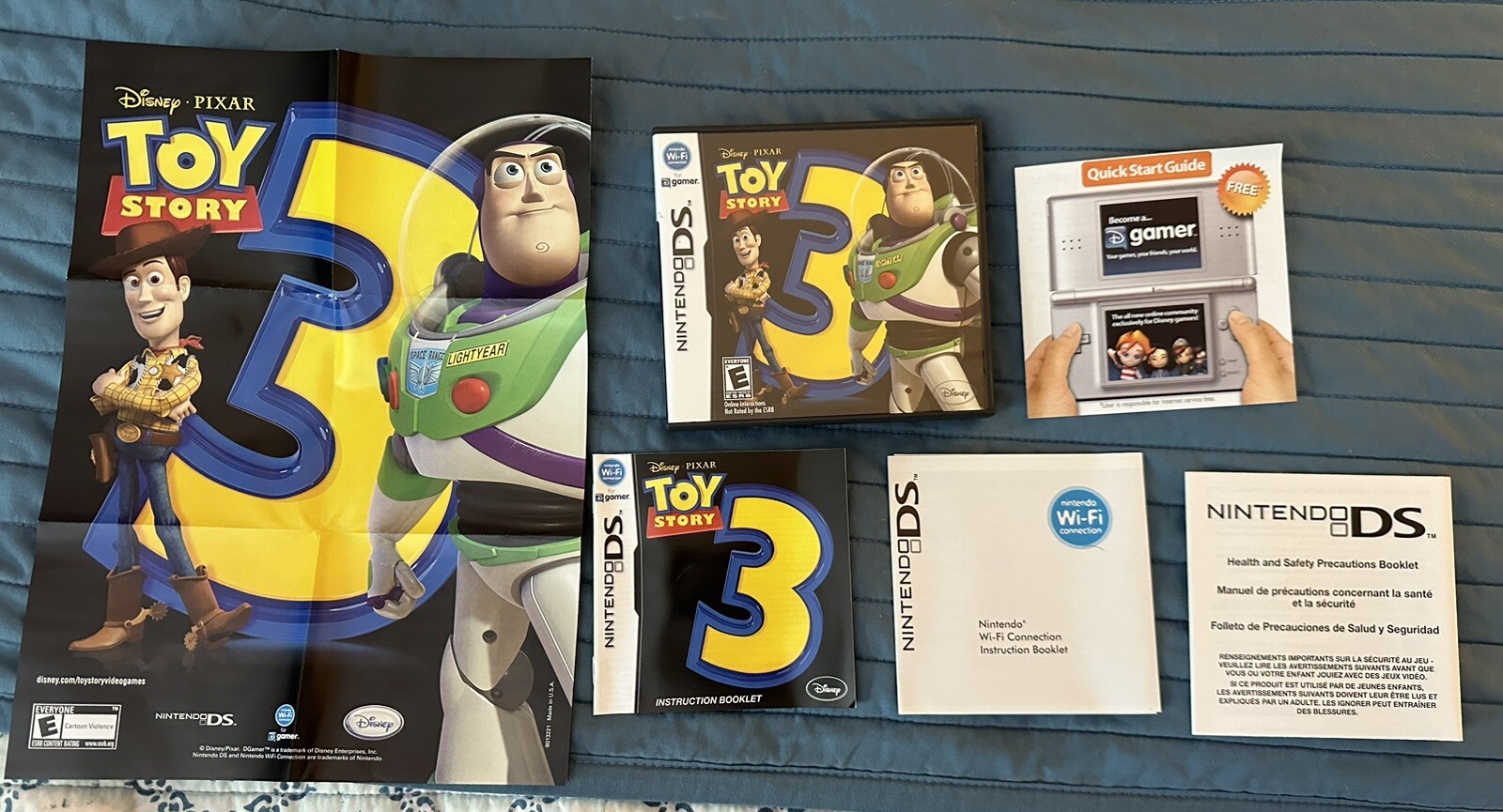 Disney Pixar Toy Story 3 (Nintendo DS) Case & Manual & Inserts ONLY NO GAME