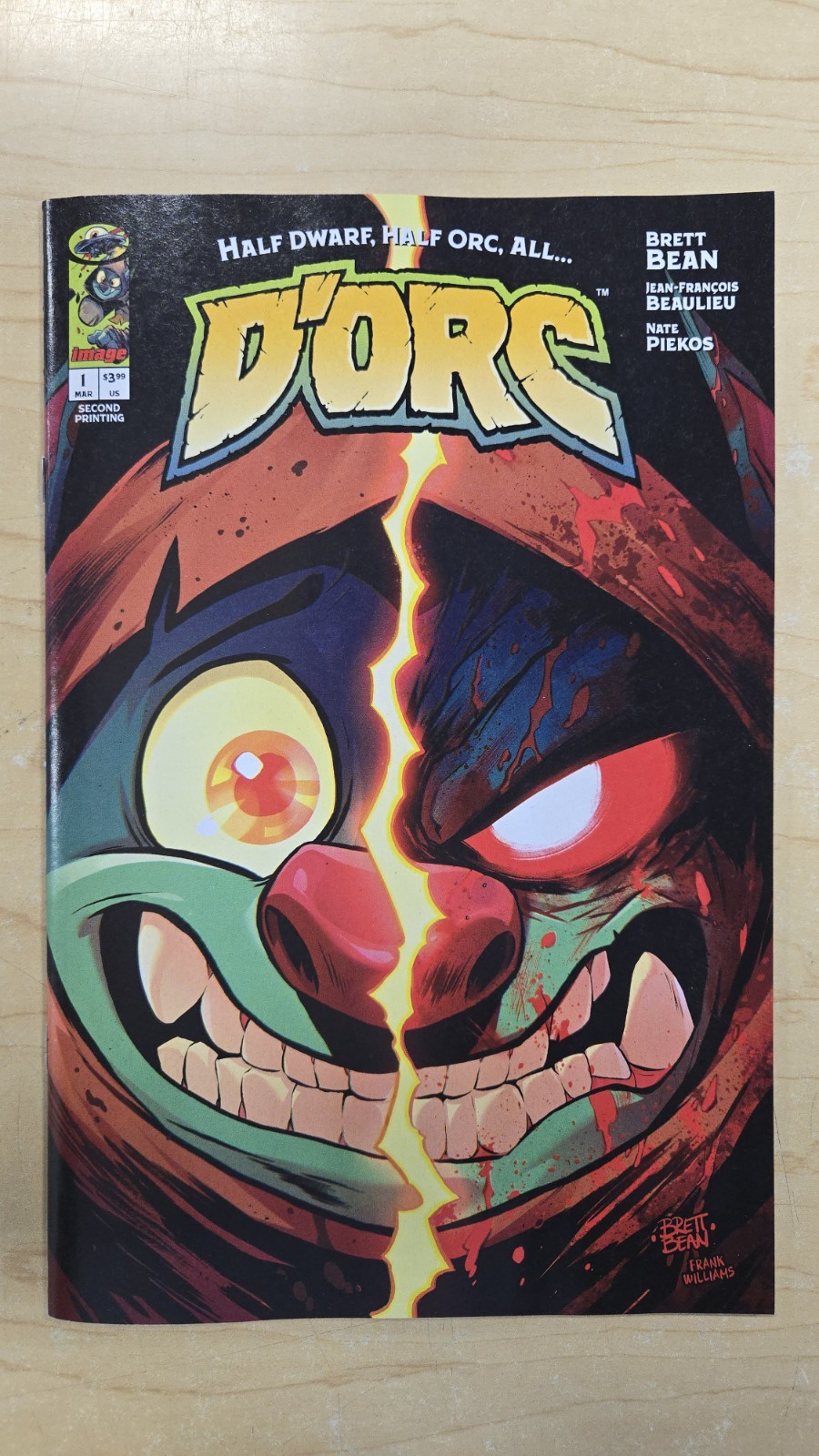 D'orc #1 Second Printing Image Comics 2026