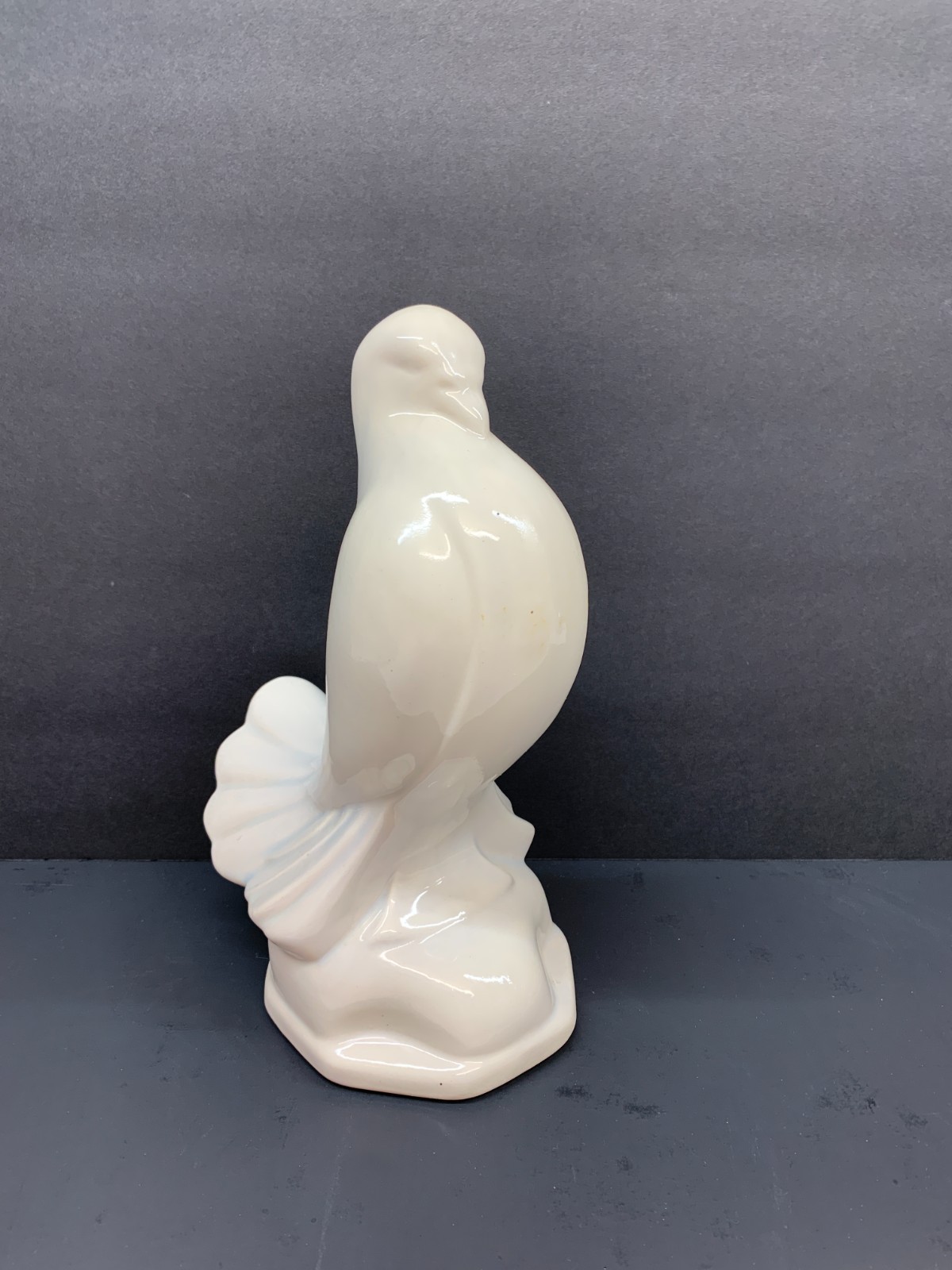 Large Ceramic Dove Bird Figure Figurine Knick-Knack White