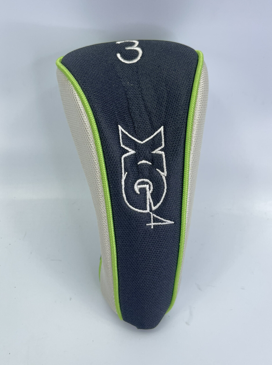 XG4 Golf Club Ironwood 3 Wood Head Cover No.3 Black White Green