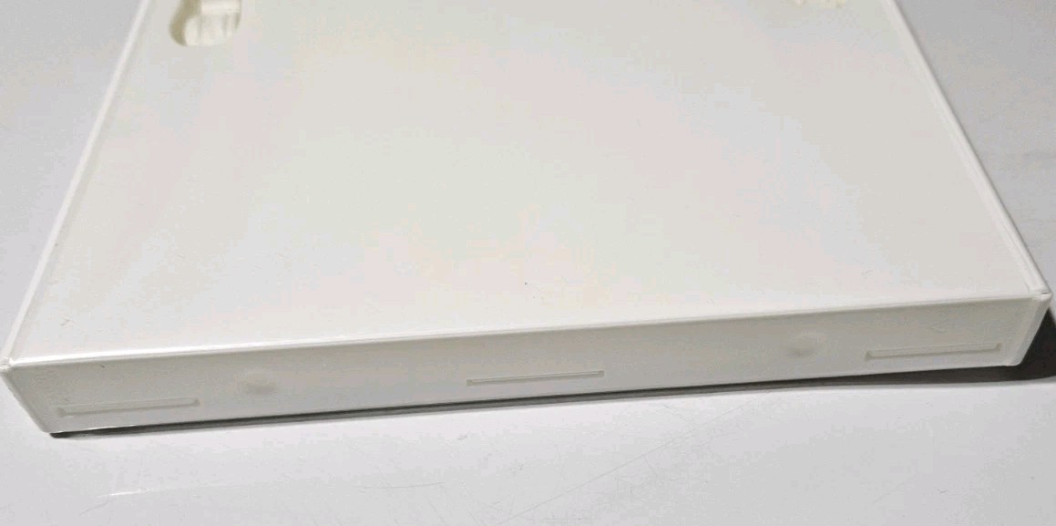 Single Empty Double Capacity White DVD Replacement Case - Standard Size