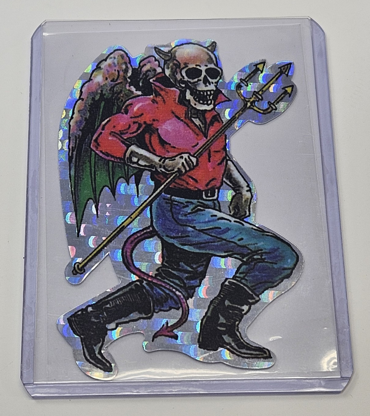 Vintage Vending Machine Horror Stickers Prism The Gates of Hell  NM Decal