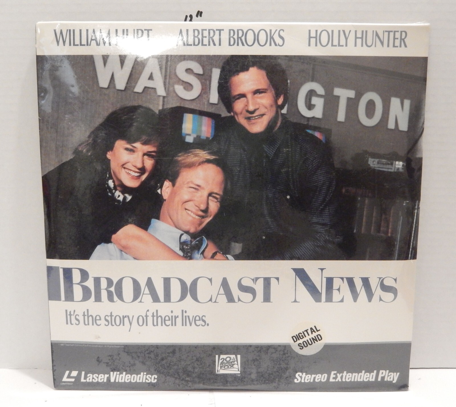 Laserdisc 1988 Broadcast News William Hurt Albert Brooks Holly Hunter Laser Disc