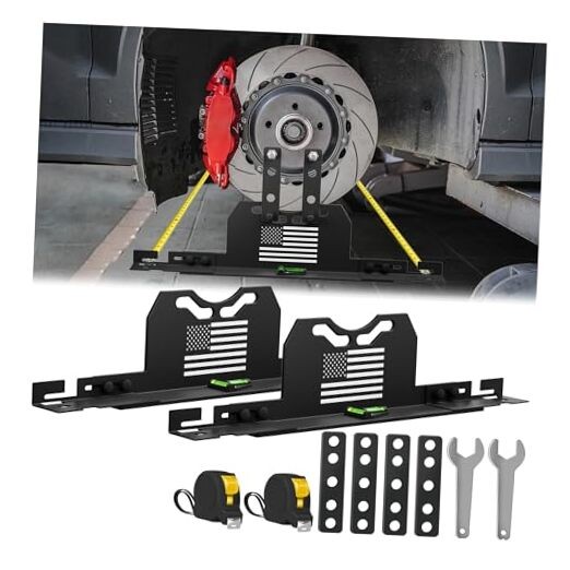 2025 Upgraded Wheel Alignment Tool, 2 PCS Toe Alignment Tool Plates L-Upgraded