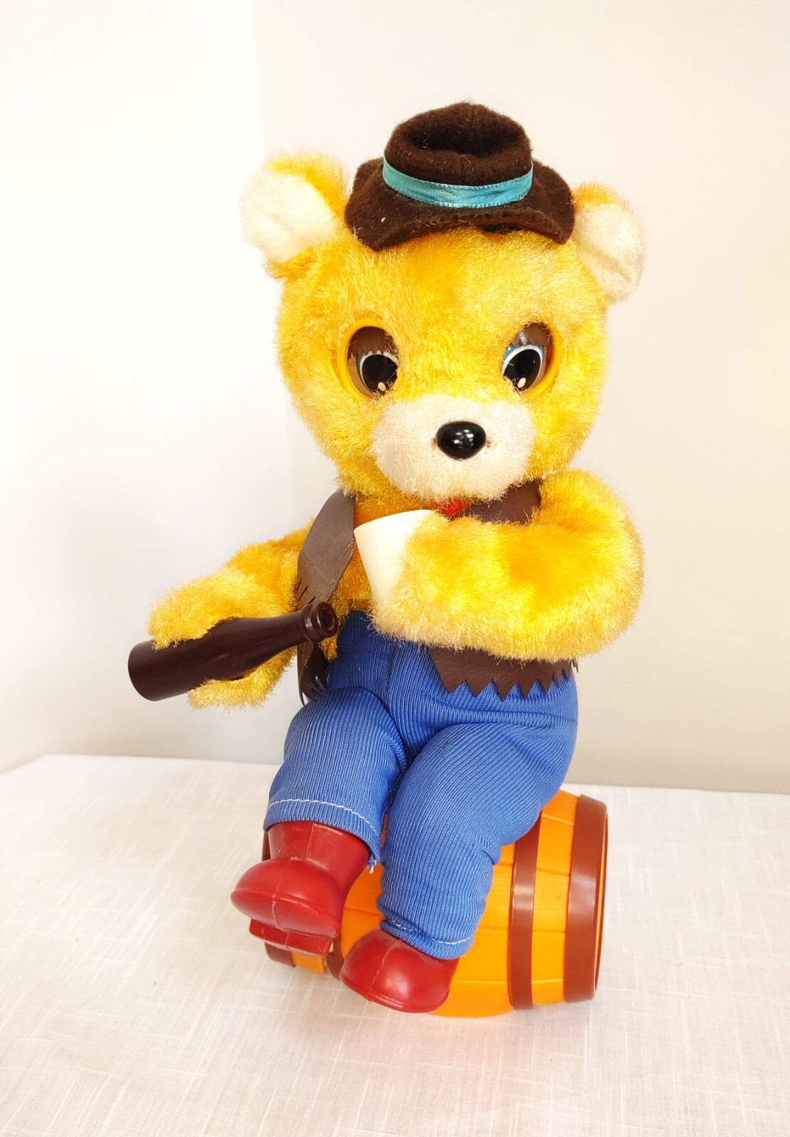 VINTAGE MECHANICAL DRINKING BEAR JAPAN ALPS